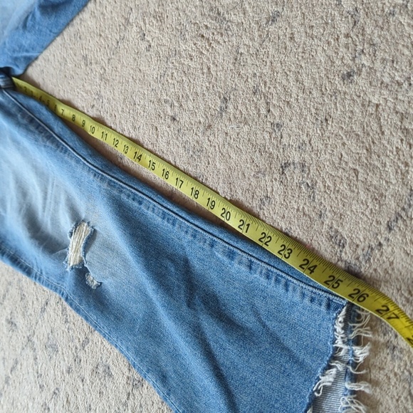 MOTHER distressed jeans: Insider Crop Step Fray - Picture 10 of 10